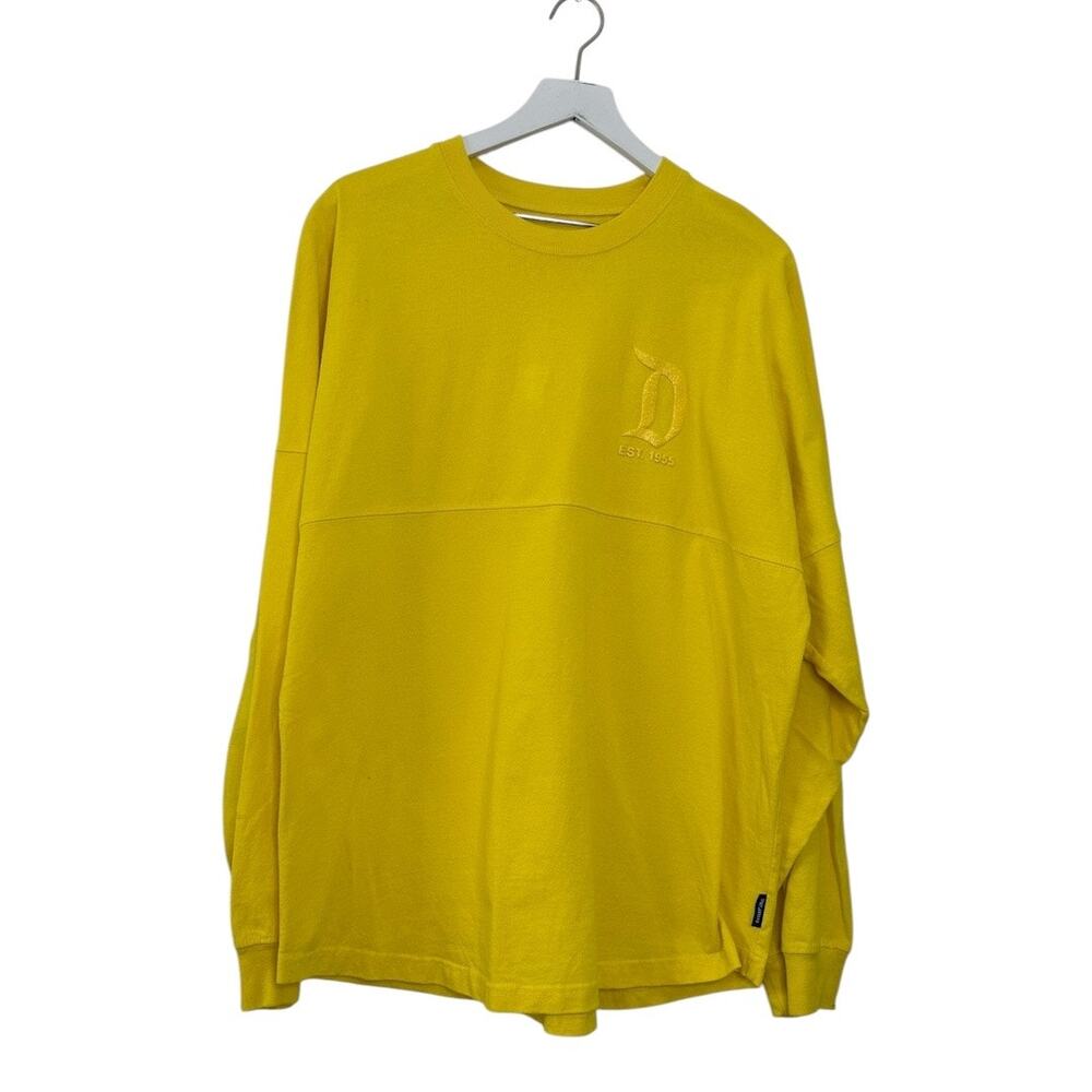 Disneyland Resort Spirit Jersey Dapper Yellow Long Sleeve Size Large - Picture 3 of 10
